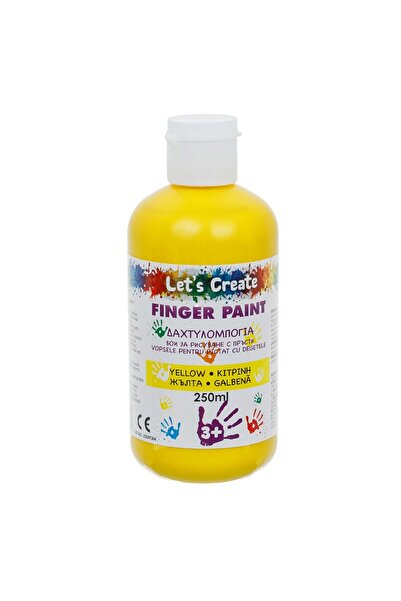 OEM Little President Yellow Finger Painting Watercolor in Bottle - 250ml