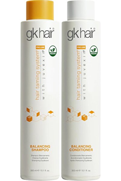 GK HAIR Balancing Shampoo and Conditioner Set for Dry Damage By For Oily Flak...