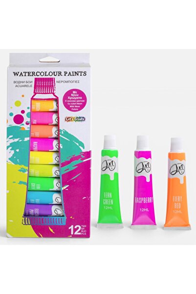 OEM Set Acuarele Culori Neon 12ml - 12buc