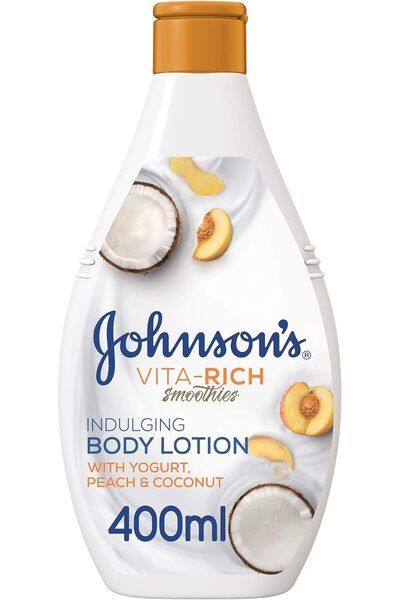 Johnson & Johnson Johnson's Adult Vita-Rich Body Lotion Yogurt Peach & Coconu...