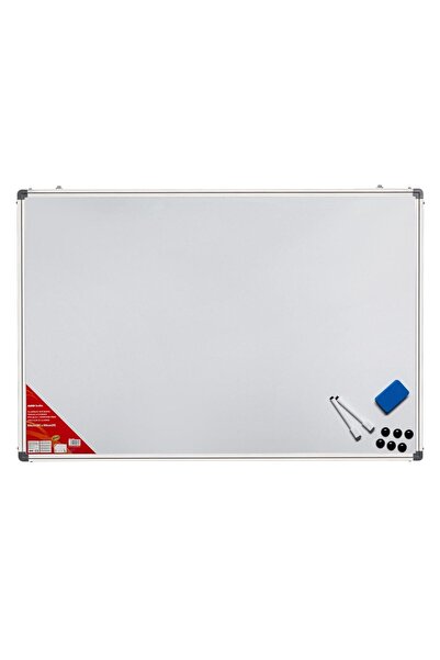 OEM Tabla Magnetica Alba din Aluminiu cu Accesorii 90x60cm