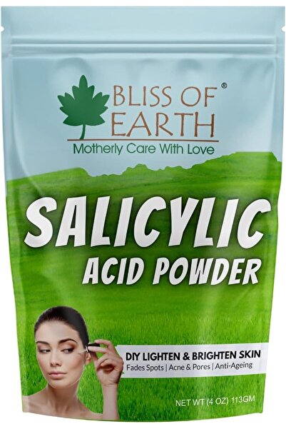 Bliss of Earth Salicylic Acid Powder for Face & Skin, 100% Pure Exfoliating B...