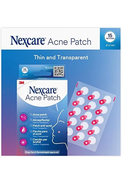 Nexcare ™   لاصقات رقيقة وشفافة لعلاج حب الشباب والبثور، معتمدة من أطباء الجل...