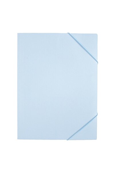 OEM Mapa din Carton Bleu Reliefat cu Elastic 24x31cm