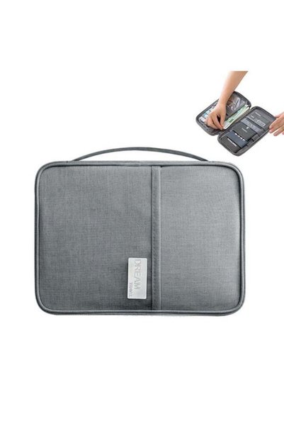 Jolly Passport And Card Holder Bag Grey