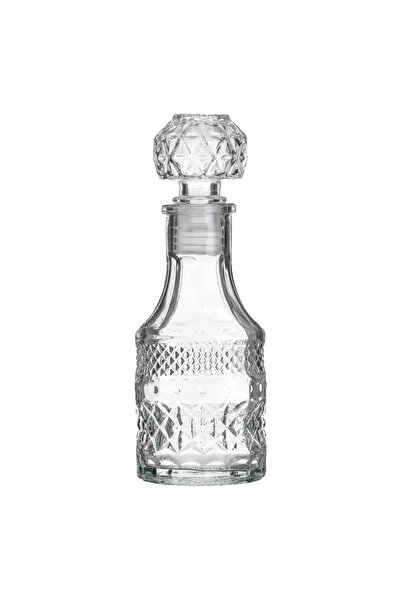 OEM Прозрачна бутилка с релефен ромбовиден десен за алкохол 100 мл