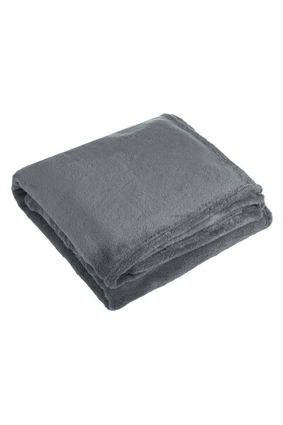 OEM Velvet Double Blanket Grey 230x220cm