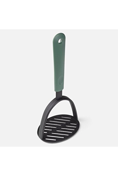 OEM Anthracite Plastic Masher with Green Handle 24cm