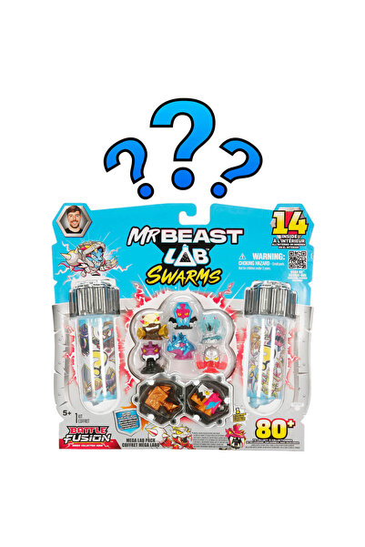 moose Mr.Beast Lab Swarms Battle Fusion Serisi 14’lü Tüp Figür Seti S4 MBE010...