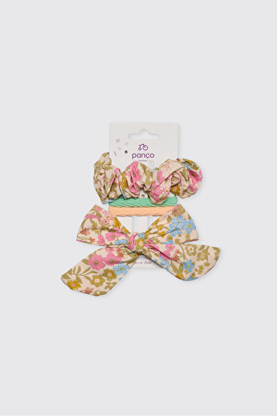 Panço Girl's Pink Buckle Set