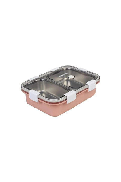 Vagonlife PASLANMAZ ÇELİK BÖLMELİ YEMEK KABI 2 BÖLMELİ - LUNCH BOX BL50442 80...