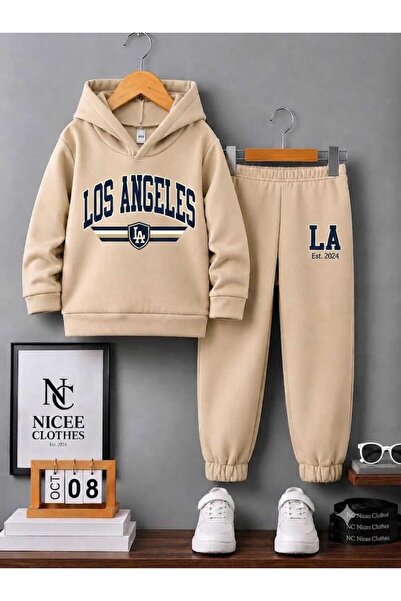 Leto Lykia Children's Tracksuit Unisex (Losangelis L.A Winter Print)