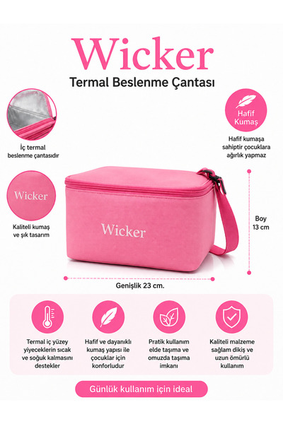 Wickerbag Beslenme çantası.