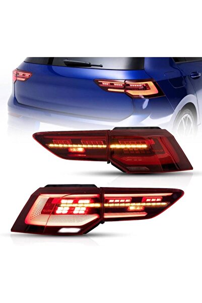 CΑRΝΕR Σετ Πίσω Φώτων για VW Golf VIII (8) 19+ iQ Light Μπάρα LED Δυναμική (C...