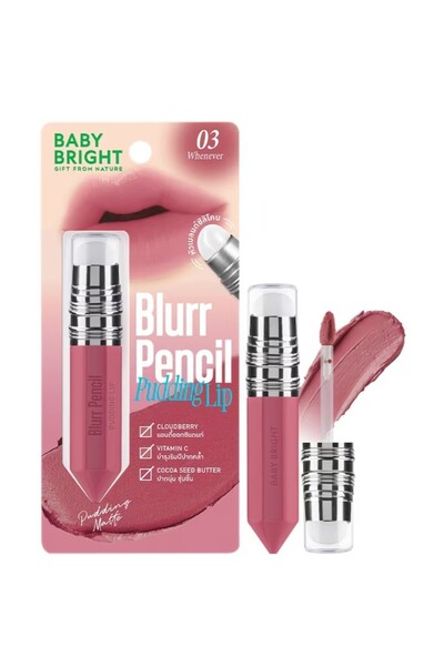 Baby Bright Lipstick Color (Hannah) Waterproof and Long-Lasting Thai Lip Prim...