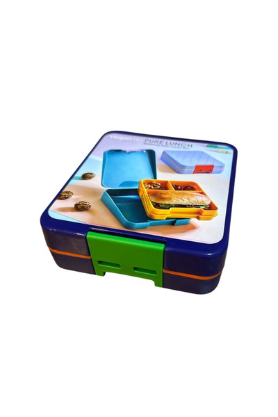 Vagonlife VGN-1009 BÖLMELİ BESLENME YEMEK KABI- PURE LUNCH BOX - KARIŞIK RENK...