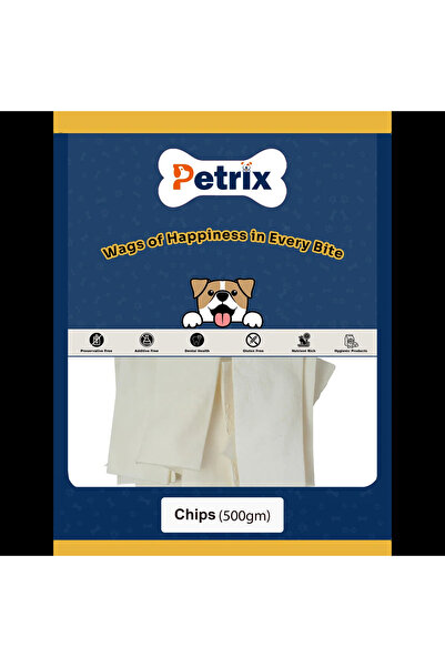 Petrix Dog Chips Snack Treat (500g, 1 Pc)