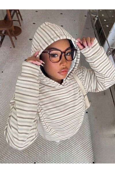 DENİKK Trend 3 Yarn Digital Printing Hooded Sweat Cardigan 🔥