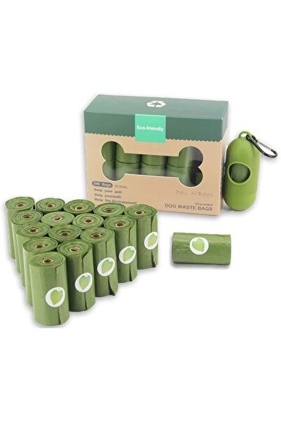 BonShine Dog Poop Bags 16 Rolls, Biodegradable Pet Waste Bags with Dispenser ...