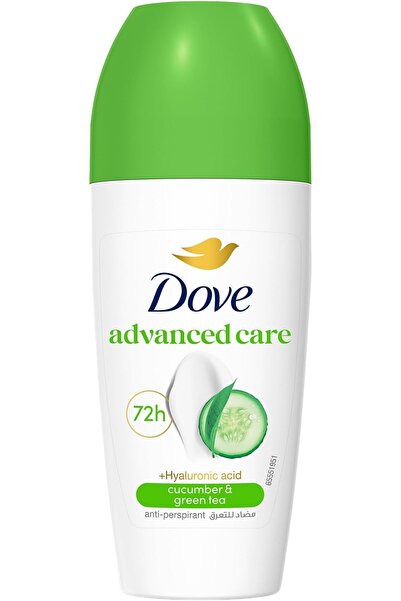DOVELED DOVE Antiperspirant Deodorant Roll-On, Cucumber and Green Tea, 50ml