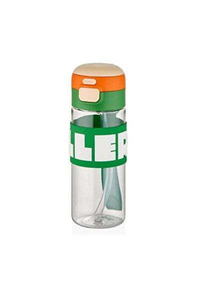DILLER VAGONLİFE EL TUTMA ASKILI PİPETLİ MATARA D2417 600ML YEŞİL