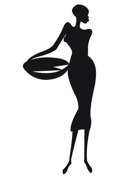 Generic Brand African Woman Model 9 Auto Special New Sticker 15 X 36 cm