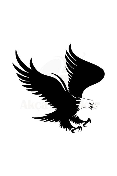 Berrybu Kartal Design Auto Sticker Black 30*30 cm