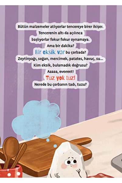 Aile Yayınları Tuz Olduğunun Farkında Olmayan Tuz / Bir Öz Güven Masalı - Hatice Kübra Tongar (4-7 Yaş)