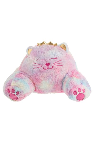 OEM Perna Decorativa Pisica Rainbow cu Coroana Aurie din Folie pentru Copii 4...