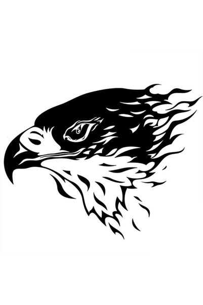 Berrybu Black Eagle Car Front Hood Custom New Design sticker