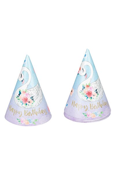 OEM Coifuri din Hartie de Petrecere Lebada 16cm - 6buc - Set Fete, Produse