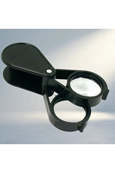 MEKs Foldable Pocket Magnifier 20X30 mm for Jeweler and Textile