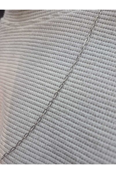 Papatya Silver 925 Ayar Gümüş Rodyum Kaplama Erkek Ataç Zincir Kolye