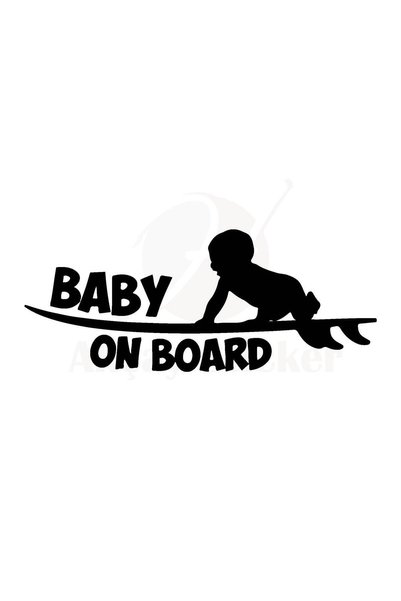 Generic Brand There Is a Baby in the Car Auto Special New Sticker 30 X 12 cm