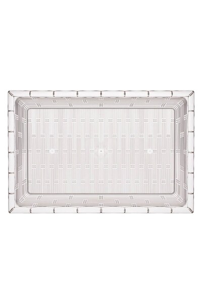 OEM Platou Servire din Plastic Transparent 42x28x3cm - Platouri Transparente ...