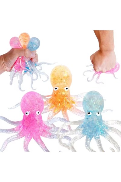 Bluoksweet ahtapot slime squishy sukuşi erkek kız çocuk oyuncak