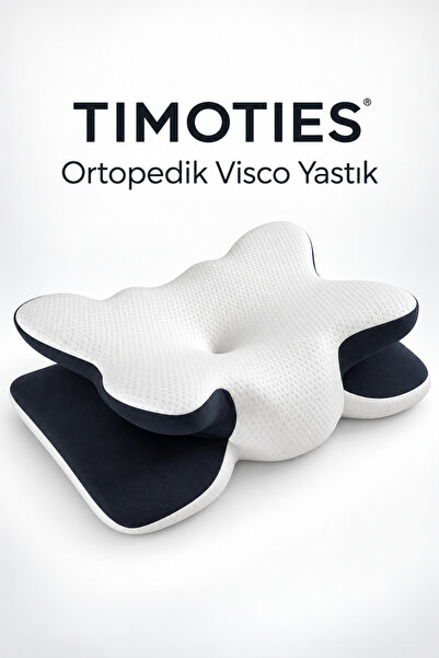 Timoties Ortopedik Boyun Destekli %100 Visco Yastık