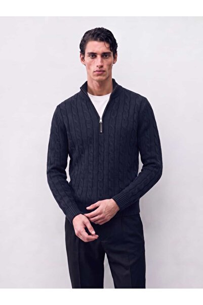 Atelier Old Money Montclair Cable Half Zip Kazak FW7332