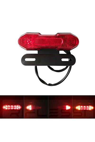 MOTOLİNAS Arka Stop 12v [ledli] Sinyal Özellikli - Ebike,elektrikli Bisiklet,...