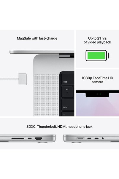 Genaric A_PP_LE Macbook M1 Max 16.2" Professional Laptop 32GB RAM 1TB SSD 10-Core Processor