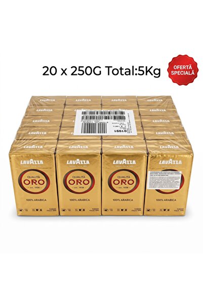 LavAzza Cafea măcinată Qualità Oro, 100% Arabica, 20x250g (5kg)