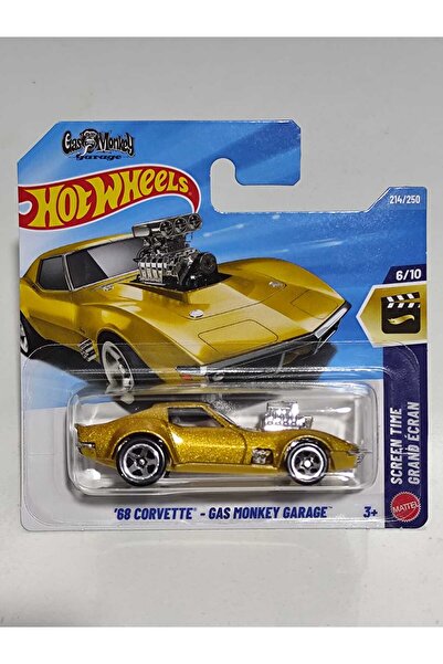 HOT WHEELS '68 CORVETTE-GAS MONKEY GARAGE JJK47-N521