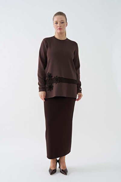 Niliwi 3137 FİLE BLOKLU TUNİK