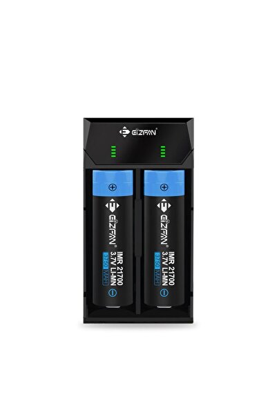 CHARGER Încărcător de baterii EIZFAN NC2, USB, 2000 mAh, 3.7 V, 2A, Negru, In...