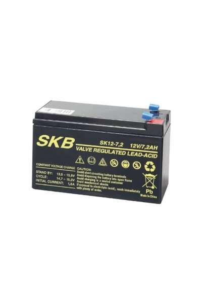 SKB Acumulator plumb-acid 12V 7.2AH, AGM, cu valvă reglată