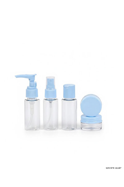 ZERO LAND Spt-Gld Portable 5-Piece Travel Cosmetic Set 30 (205402) ml Leak-Proof
