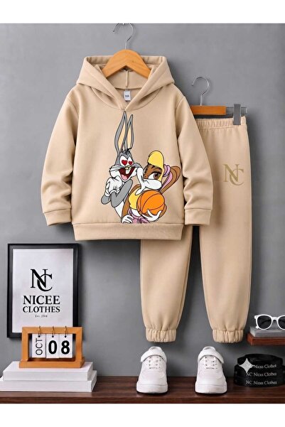 NC Nicee Clothes Children's Tracksuit Unisex (Rabbit Girl Boy Heart Print Win...