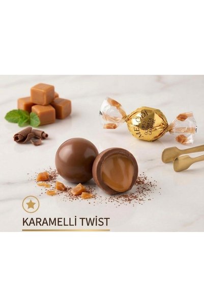 Melodi Çikolata Karamel Aromalı Twist 500g