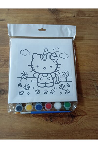 Hello kitty Bulutlar Tuval Boyama