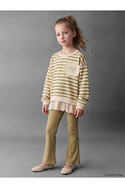 LC Waikiki Timeless Clothing & Timeless Choices Ruffled Girls' Thick Set